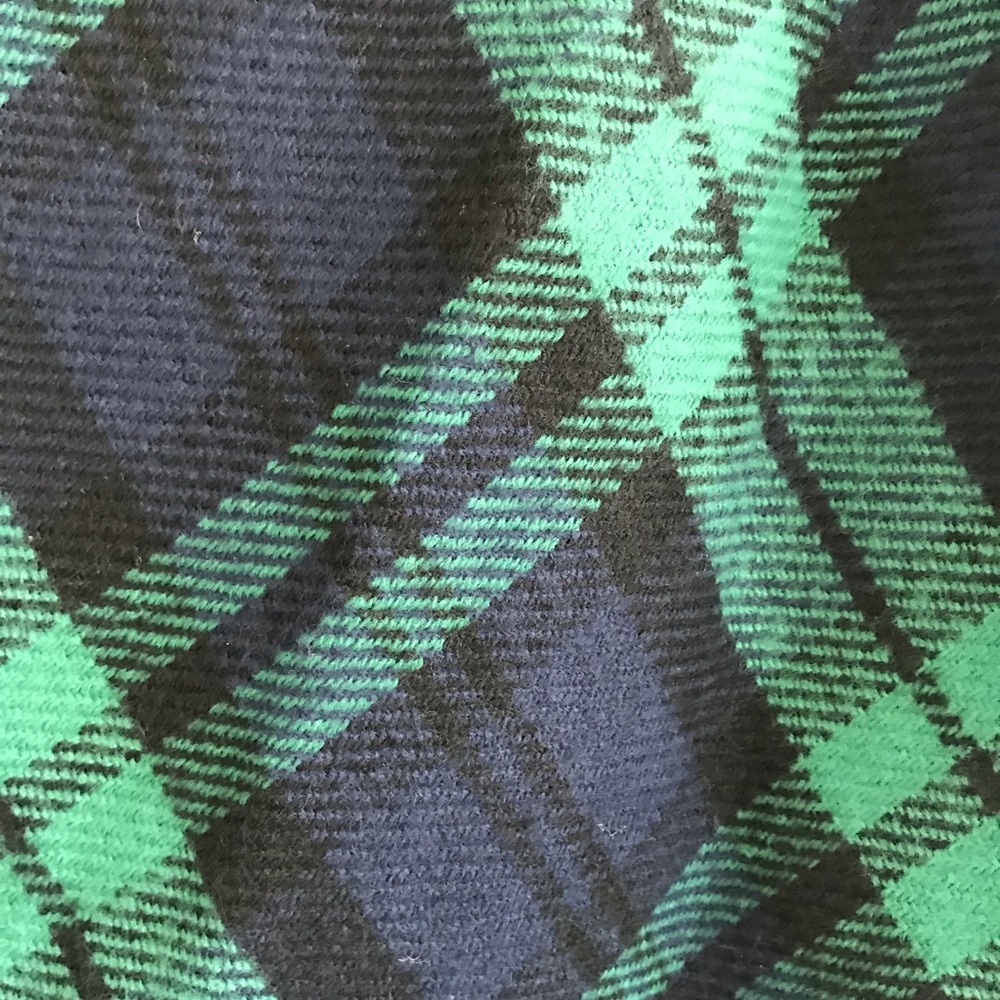 Cute Plaid Poncho